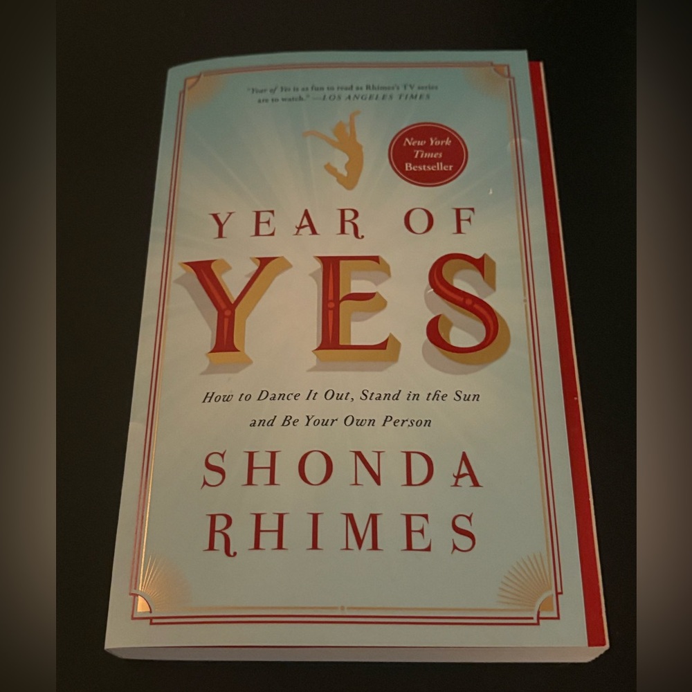 Year of Yes by Shonda Rhimes Book